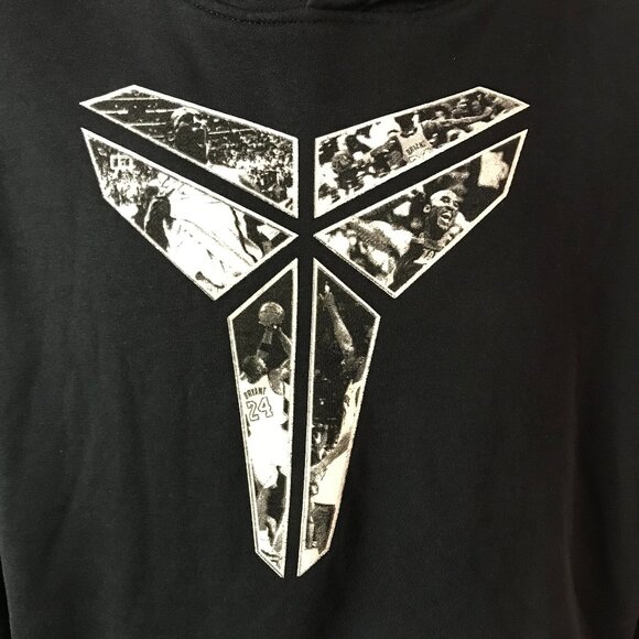 Nike #24 Kobe Bryant NBA Activewear Athletic Sport Cut Pullover Hoodie - Picture 3 of 6